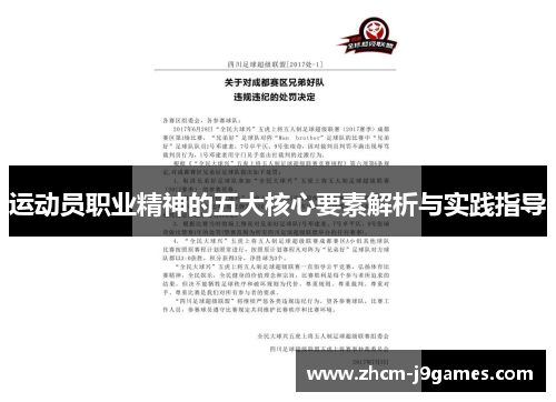 运动员职业精神的五大核心要素解析与实践指导